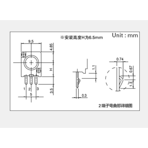 Rk097 series Rotary potentiometer