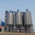 Corrugated steel plate silo for ore powder storage