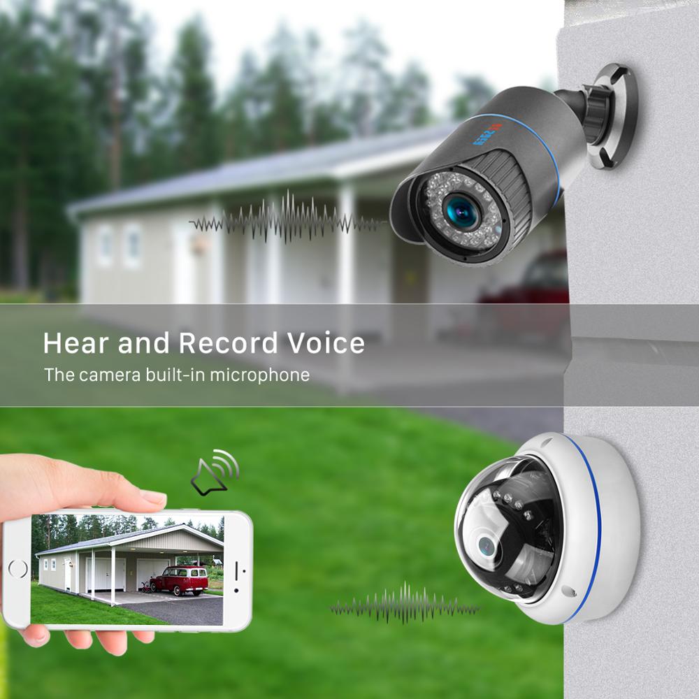 BESDER H.265 8CH 4MP POE NVR Kit Audio Record CCTV Security System 48V PoE IP Camera P2P Indoor Outdoor Video Surveillance Kit