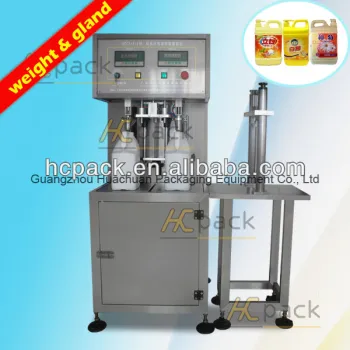10 litre Weight bulk coconut oil manual Filling Machine