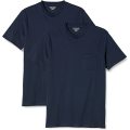 Essentielles schlankes Kurzärmler-Crewneck-T-Shirt von Männern