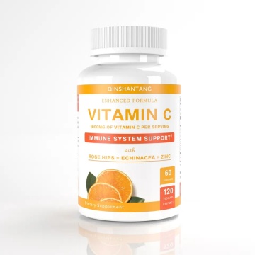 Capsules de vitamine C à l&#39;acide ascorbique OEM / ODM