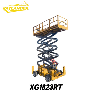 XG1823RT Ножничный подъемник для пересеченной местности с двигателем