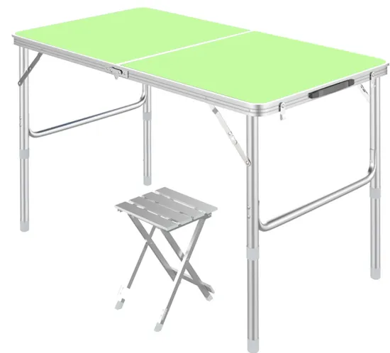 folding camping plastic table, 4ft picnic folding table