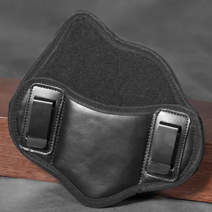 IWB Dual Clip Soft Leather Pancake Holster for Smith & Wesson M&P Shield 9MM/40