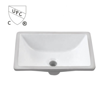 1611 Cupc Bathroom Rectangle Porcelain Wanity Wantmount Sink