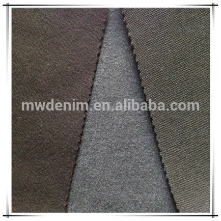 black rope dyed stretch supper knitted denim fabric alibaba china
