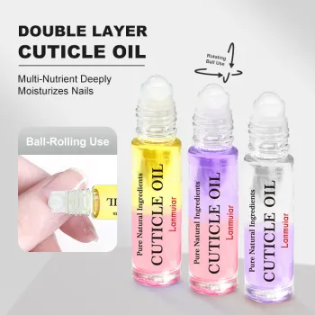 Double Flavor Roller Cuticle Oil - Private Label Nail Exfoliator