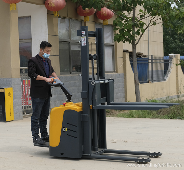 Shanding1.5 2 ton electric standup forklift