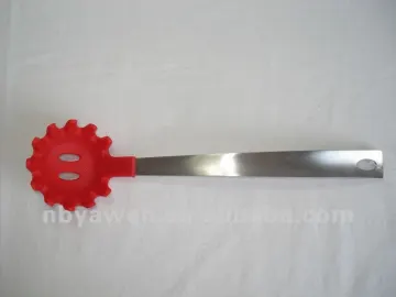 red spaghetti fork