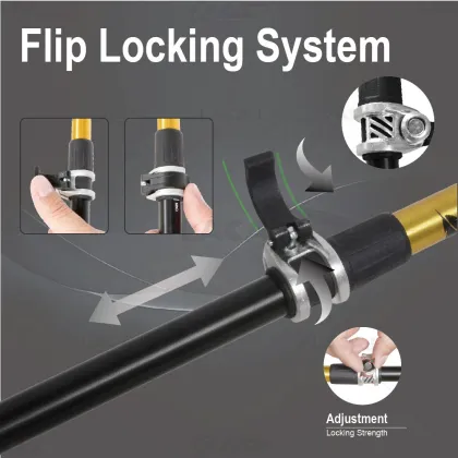 XATP Aluminum Flip Lock Aircraft-Grade Mountain Trekking Pole for Hiking: Reliable Quality and Durability