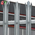 Curred Top Palisade Fencing Galvanized Palisade Iron Iron Fence