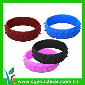 Sports Silicone Bracelets Wholesale Funny Silly Shape Silicone Band ( Elastic Band )