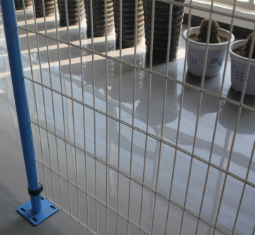Industrial Twin Wire 656 Flat Mesh Fence Panel