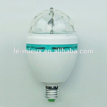 European Market E14/E27 Rotating Lamp Colorful Lamp