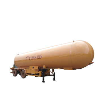 Transportasi 43000 Liter Tanker Bahan Bakar Semi Trailer