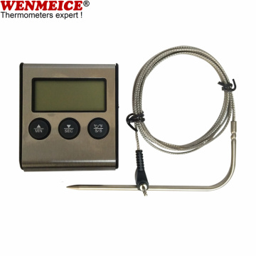 Oven Safe Digital Food Thermometer With Timer