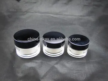 50g 100g 200g face care jar/acrylic fancy cream jar/colorful jars