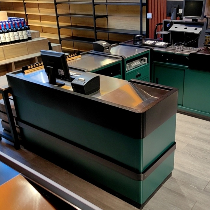 High Quality Customizable Supermarket Checkout Counters