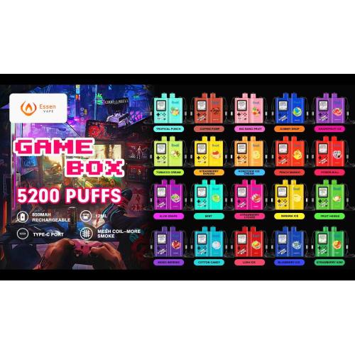 Hot Sale Randm Game Box 5200 Puffs Dipeluk