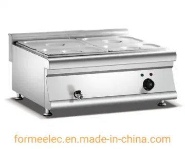 Kitchen Equipments Combination Oven Desktop Gas Bain Marie Counter Top Gas Bain Marie