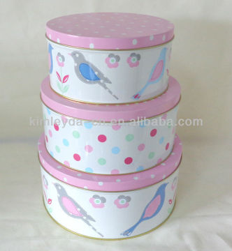 Full printing cake storage tins