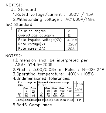 PCB Pluggable Terminal Block 90 Degree