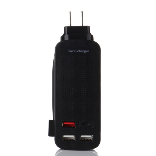 Hoogwaardige draagbare reis-USB QC3.0 + Type-C snellader