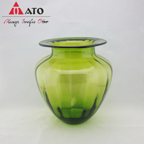 Vase en verre créatif Vases décoratives de fleurs sèches