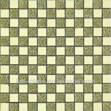 KTV Decorative golden mirror glass mosaic