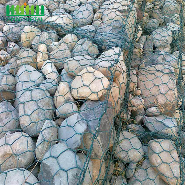 Hot pvc coated gabion wire mesh box