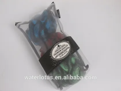 shower pouf bath ball and loofah sponge for exfoliate skin