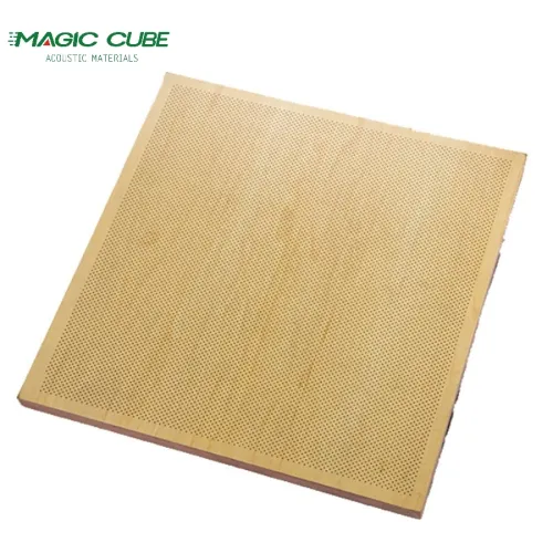 soundproof mdf perforated acoustic wood panel