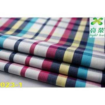 100% yarn dyed cotton check shirts fabric in bulk