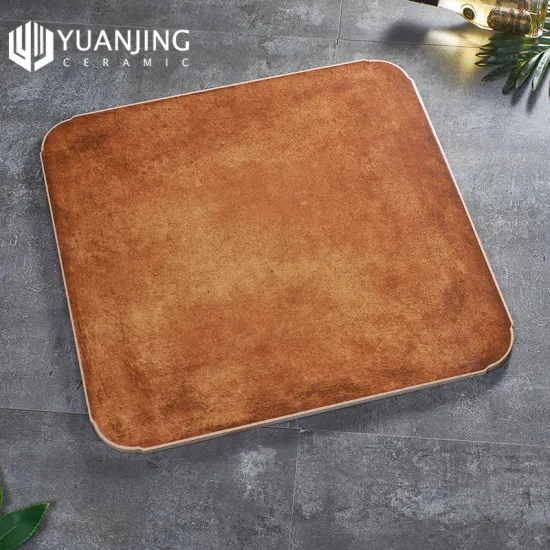 500x500mm American-Style Porcelain Antique Bricks: Ideal for Garden Villas, Courtyards, Balconies - Non-Slip Ceramic Floor Tiles