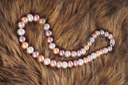 Silver Natural Freshwater Cultured Pearl Jewelry Necklace