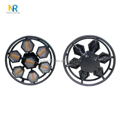 Stage 7pcs LED RGB Pixel Vintage Light with Control Flash Function