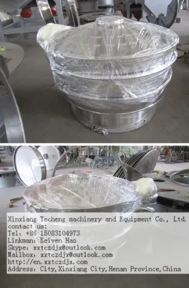 CE Delicate swinging vibration screen for bakelite powder