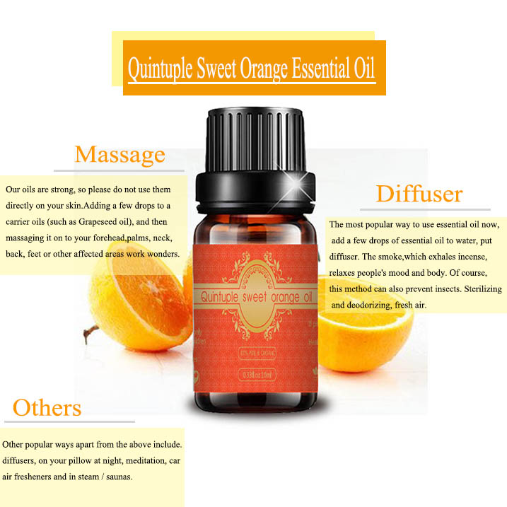 Best quality quintuple sweet orange essential oil