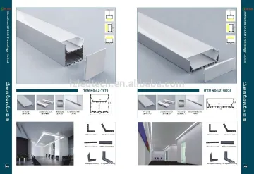 China aluminium profile for led strips manufacturer