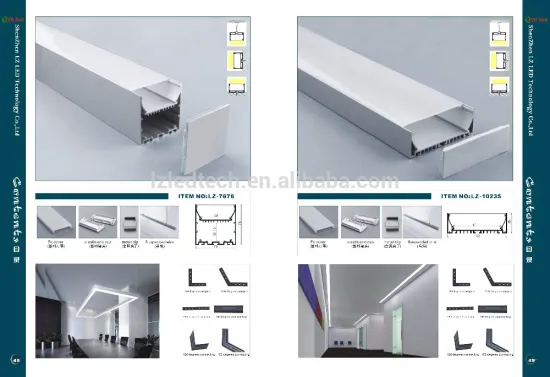 China aluminium profile for led strips manufacturer