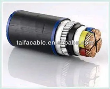 medium voltage underground marine cable /XLPE insulated armoured electric cable