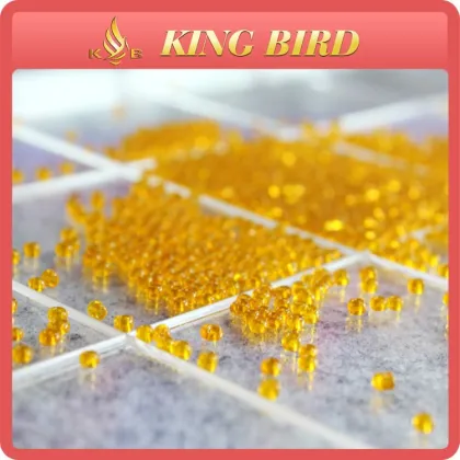 DIY accessaries transparent bead golden color beads