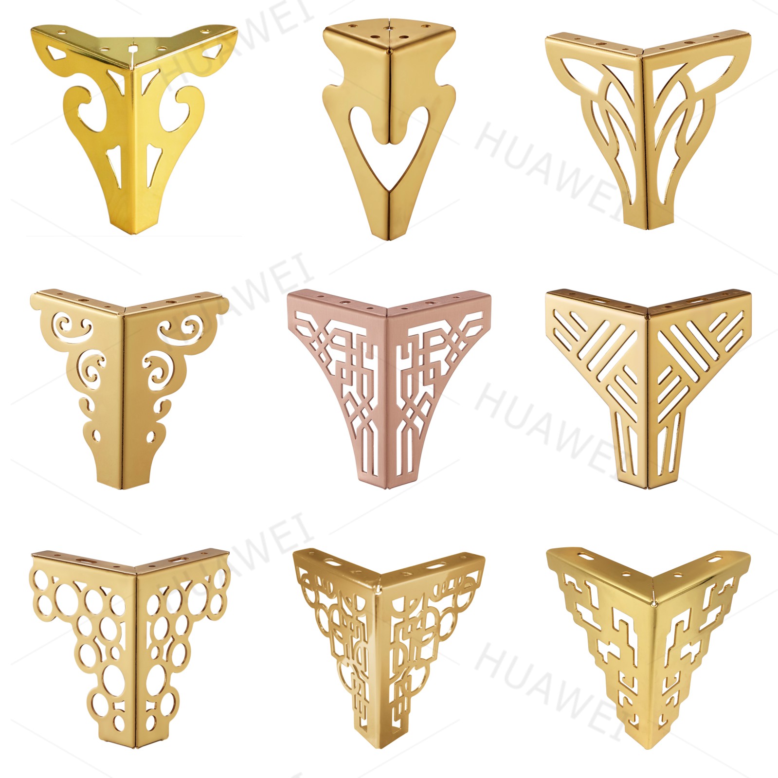 HUAWEI 130mm Hollow Pattern Sofa Leg Bed Support Legs Table Metal Furniture Hardware Accessories6