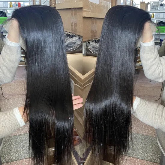 30 Inch Lace Wig Frontals High Quality Virgin Remy Human Hair Wig Straight 13x4 HD Lace Natural Wigs for Women