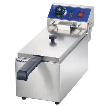 Commercial Industral Stainless Steel Single Basket Electric Fryer