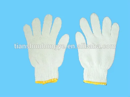 Bleach White Cotton gloves work gloves