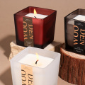 Wood Lid Scented Candle Set