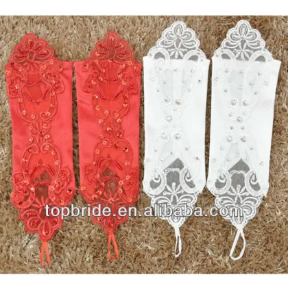 ST002 Wedding Bridal Sweet Vintage Lace Gloves