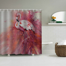 Flamingo waterdicht douchegordijn dier vogel badkamer Decor